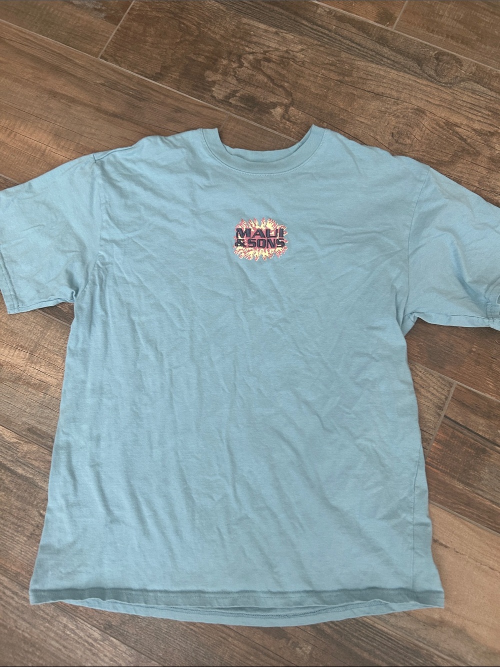 Maui and Sons Light Blue Graphic Tee